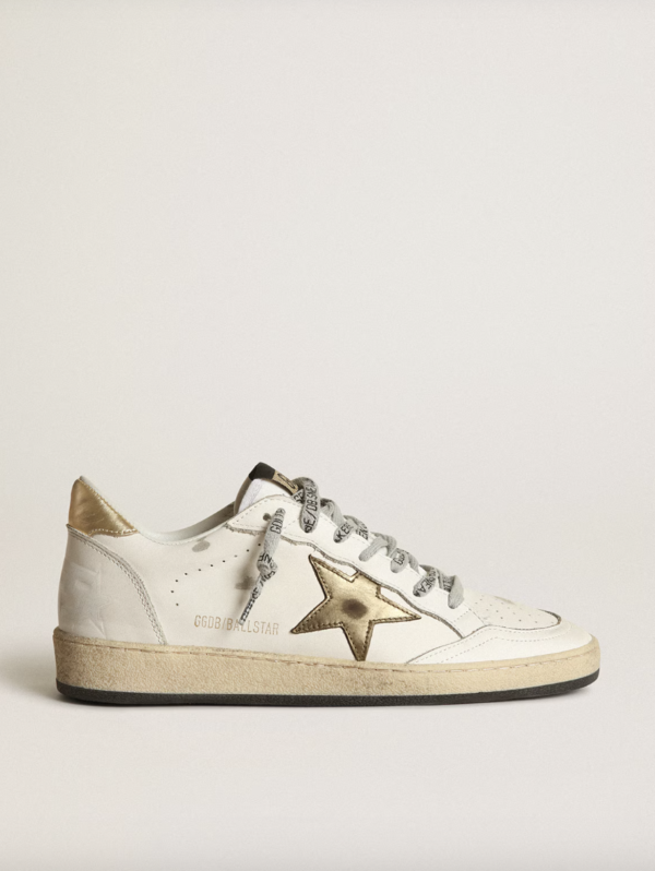 BALLSTAR LEATHER UPPER LAMINATED STAR AND HEELLEATHER UPPER LAMINATED STAR AND HEEL