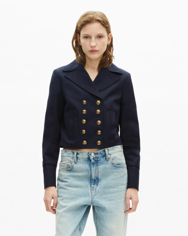 BLOUSON AVEC BOUTONS DEVANT - Imagen 2