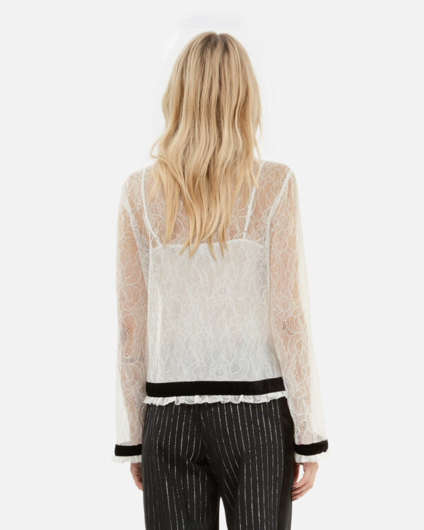 CHEMISE MANCHES LONGUES COL ROND - Imagen 3
