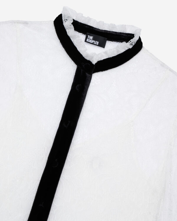 CHEMISE MANCHES LONGUES COL ROND - Imagen 4