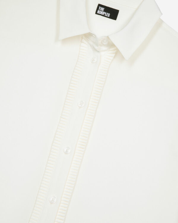 CHEMISE A MANCHES LONGUES EN SOIE - Imagen 9