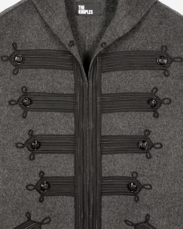 MANTEAU MI LONG EN LAINE DOUBLE FACE - Imagen 3