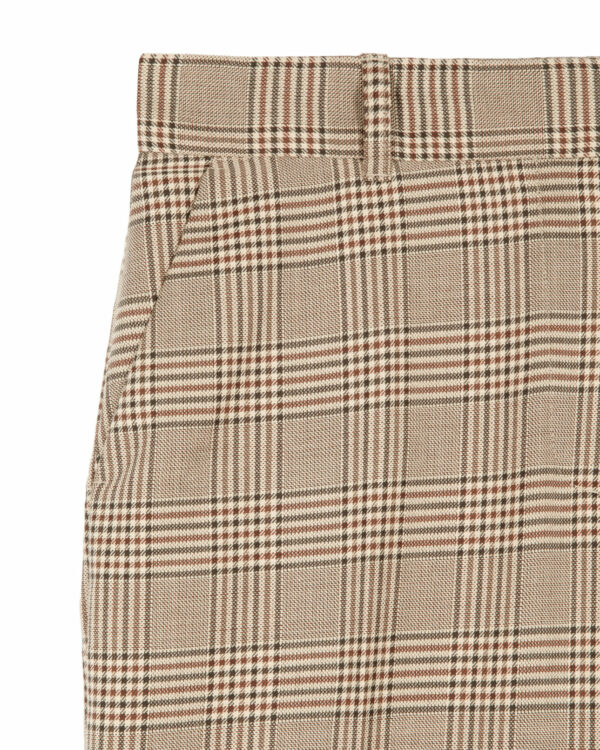 Prince of Wales wool flare pants - Imagen 5