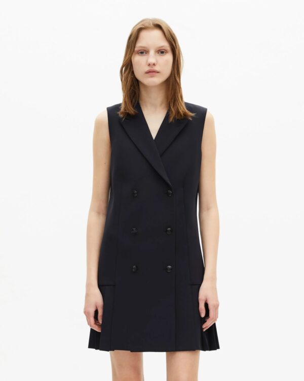 ROBE TAILLEUR PLISSEE - Imagen 2