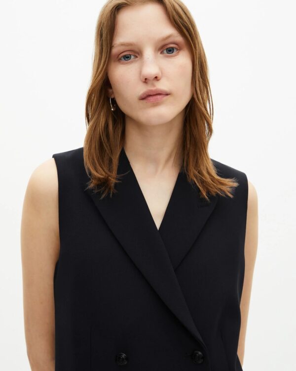ROBE TAILLEUR PLISSEE - Imagen 4