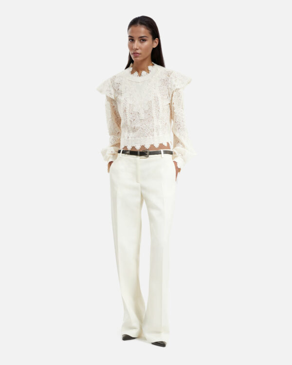 Ecru Lace Top