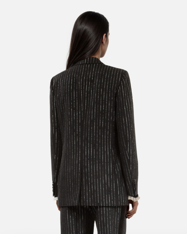 VESTE DE SMOKING AMPLE REVERS SATIN - Imagen 2