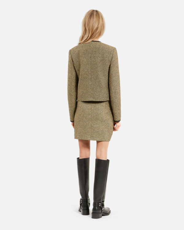 Short black and gold jacket - Imagen 3