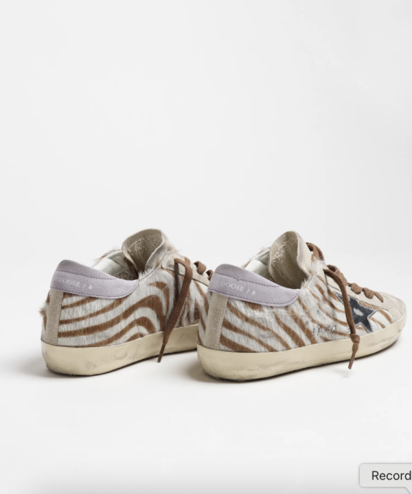 SUPER-STAR ZEBRA HORSY UPPER SUEDE TOE AND HEEL LAMINATED STAR - Imagen 3