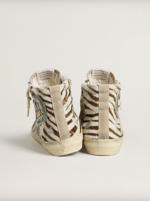 SLIDE CLASSIC HORSY UPPER SUEDE TOE AND TONGUE LEATHER STAR AND WAVE - Imagen 2