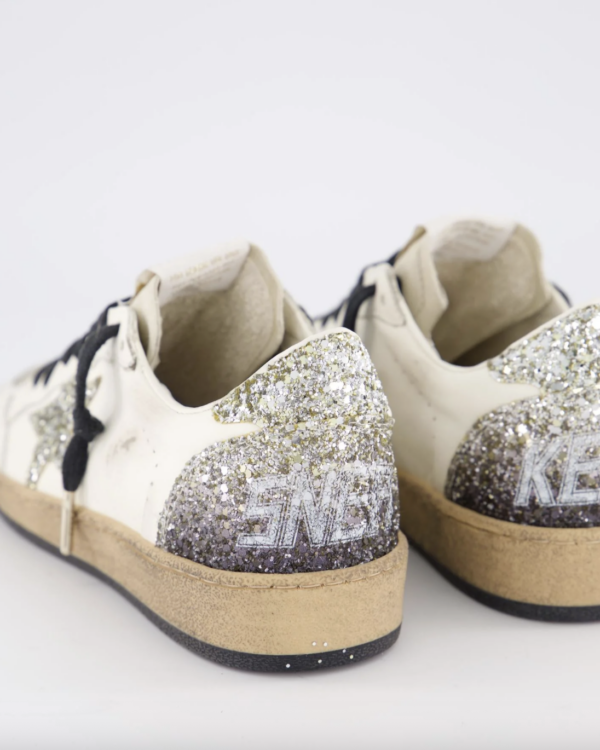 BALLSTAR LEATHER UPPER SUEDE TONGUE GLITTER STAR SPUR AND HEEL - Imagen 4