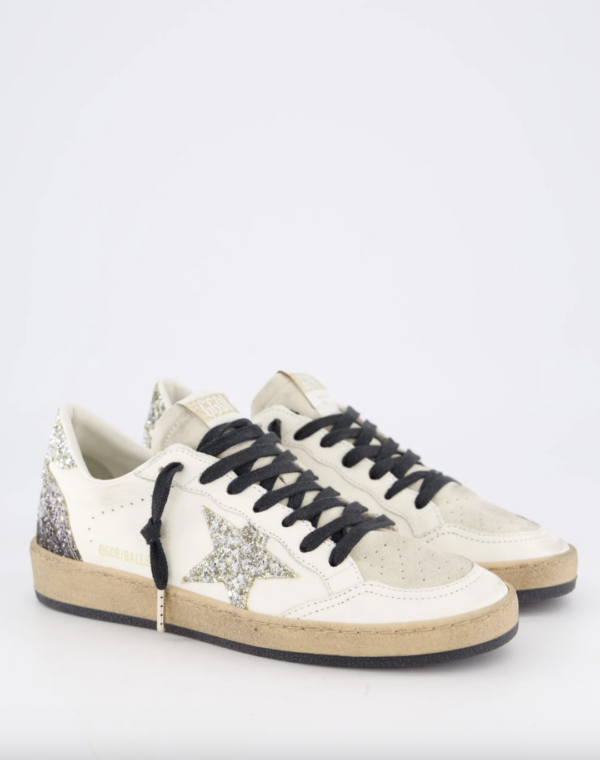 BALLSTAR LEATHER UPPER SUEDE TONGUE GLITTER STAR SPUR AND HEEL - Imagen 3